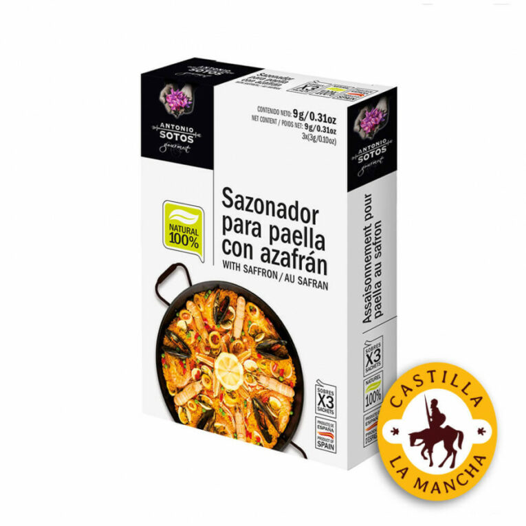 MELANGE EPICES NATURELLES PAELLA, DOSETTE 3X3G