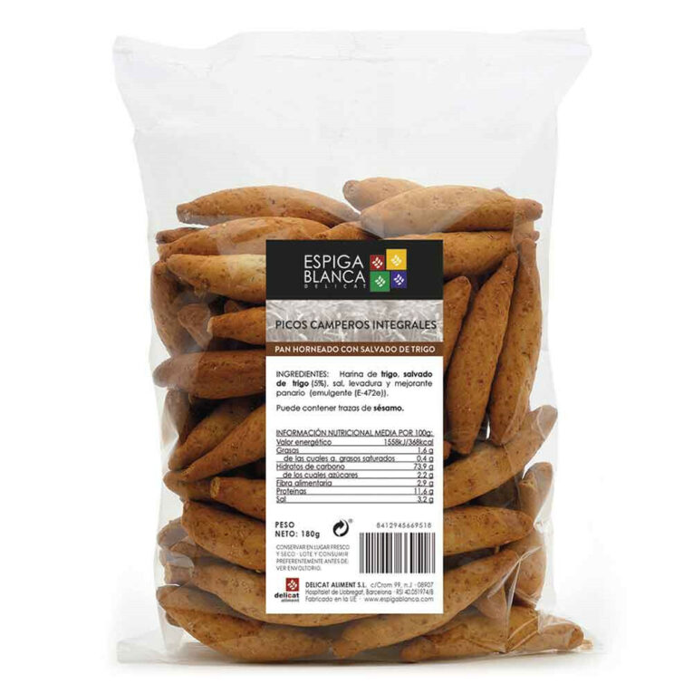 PICOS CAMPEROS INTEGRALES ESPIGA BLANCA 180 GR