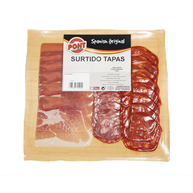 Surtido Tapas 150g Jamón + Chorizo + Salchichón